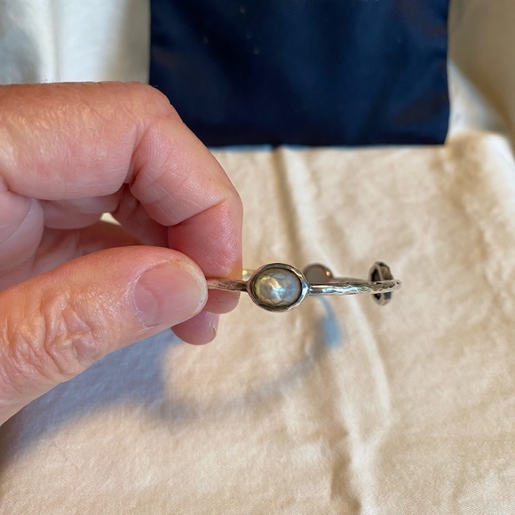 Authentic Ippolita five station sterling silver bangle. - Picture 3 of 6